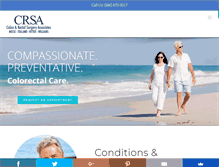 Tablet Screenshot of colonrectalcenter.com